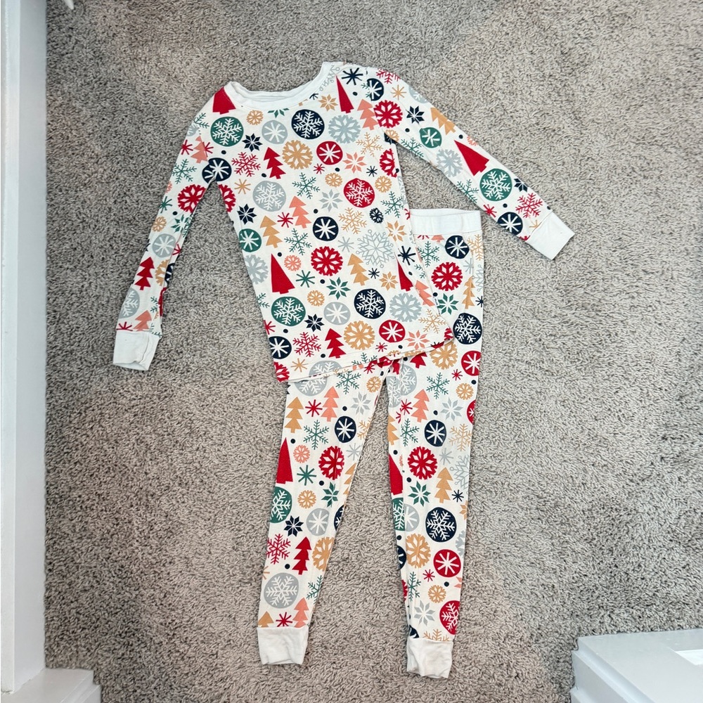 Little Sleepies Holiday Pajama Set size 4T Toddler